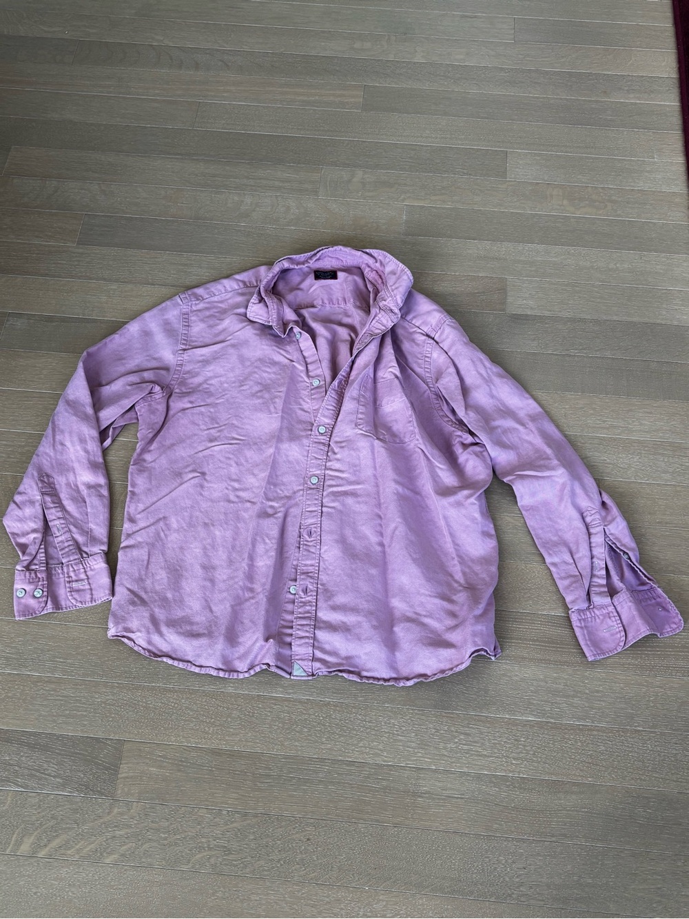Men's Untuckit Casual Button-Up Shirt in Light Purple